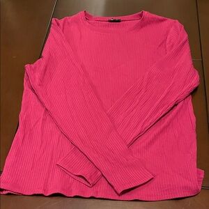 Splendid Ribbed Pink Top